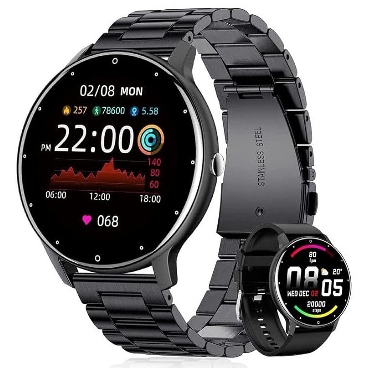 Smart Classic Steel Black, 2 ремінці