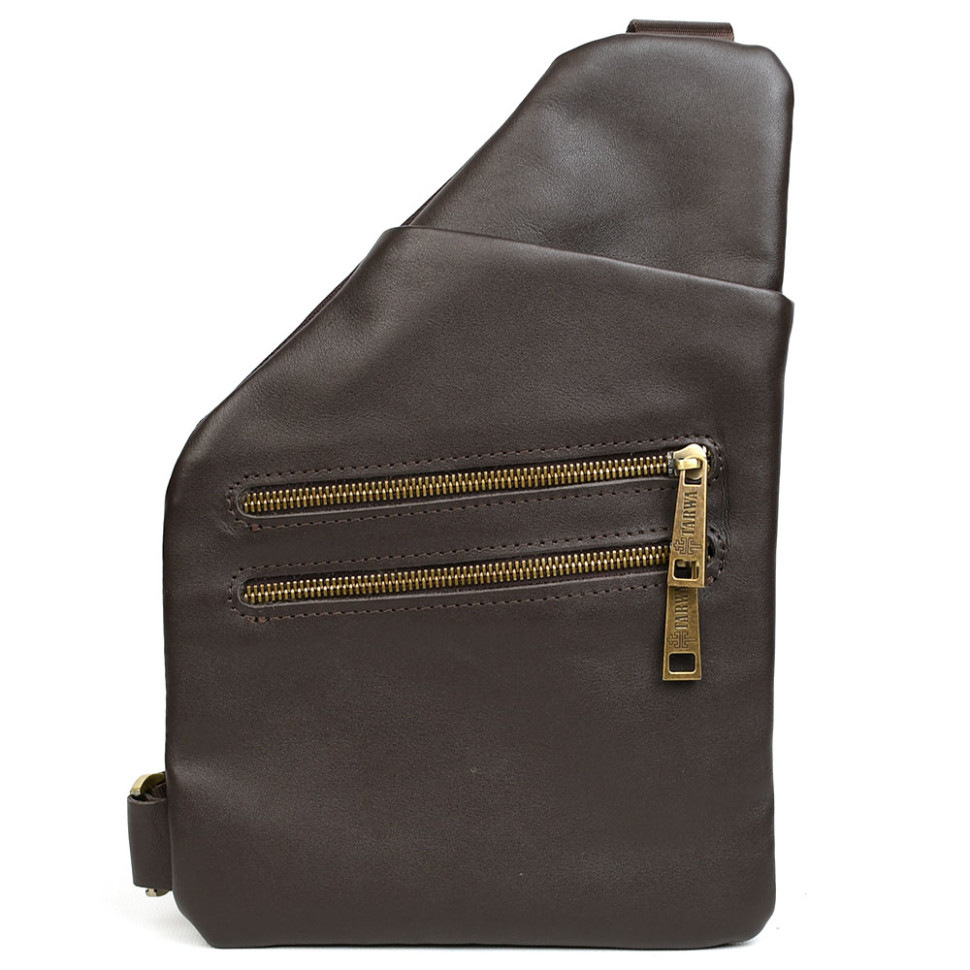 Чоловіча сумка-слінг через плече TARWA GC-5402-4lx коричнева Наппа
