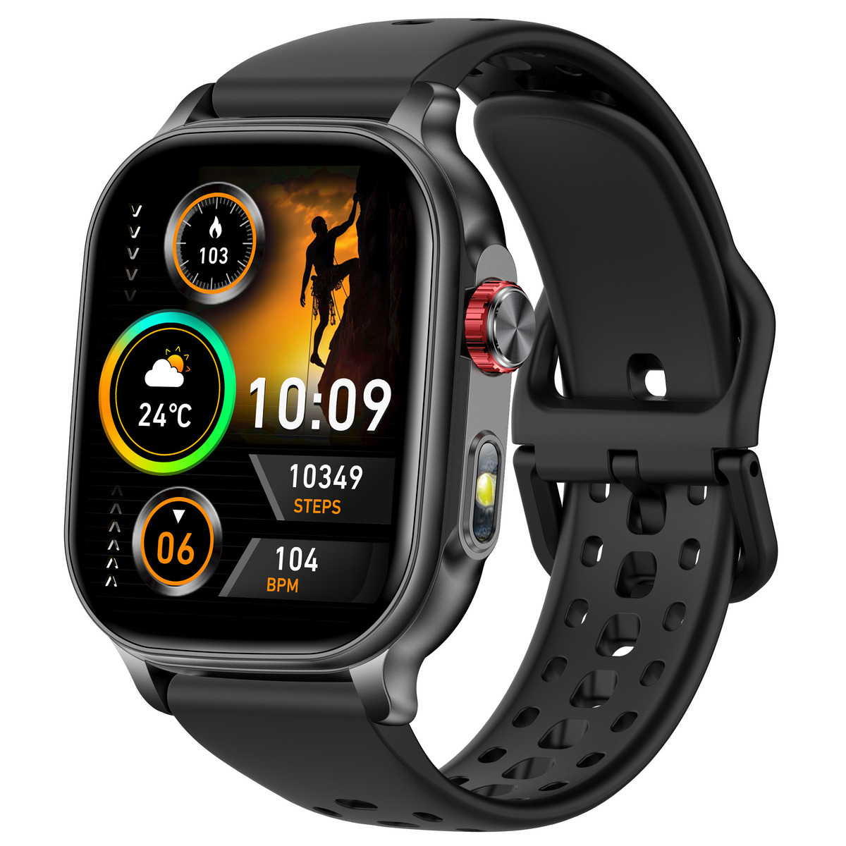 Smart Energy Rubber Black, 2 ремінці