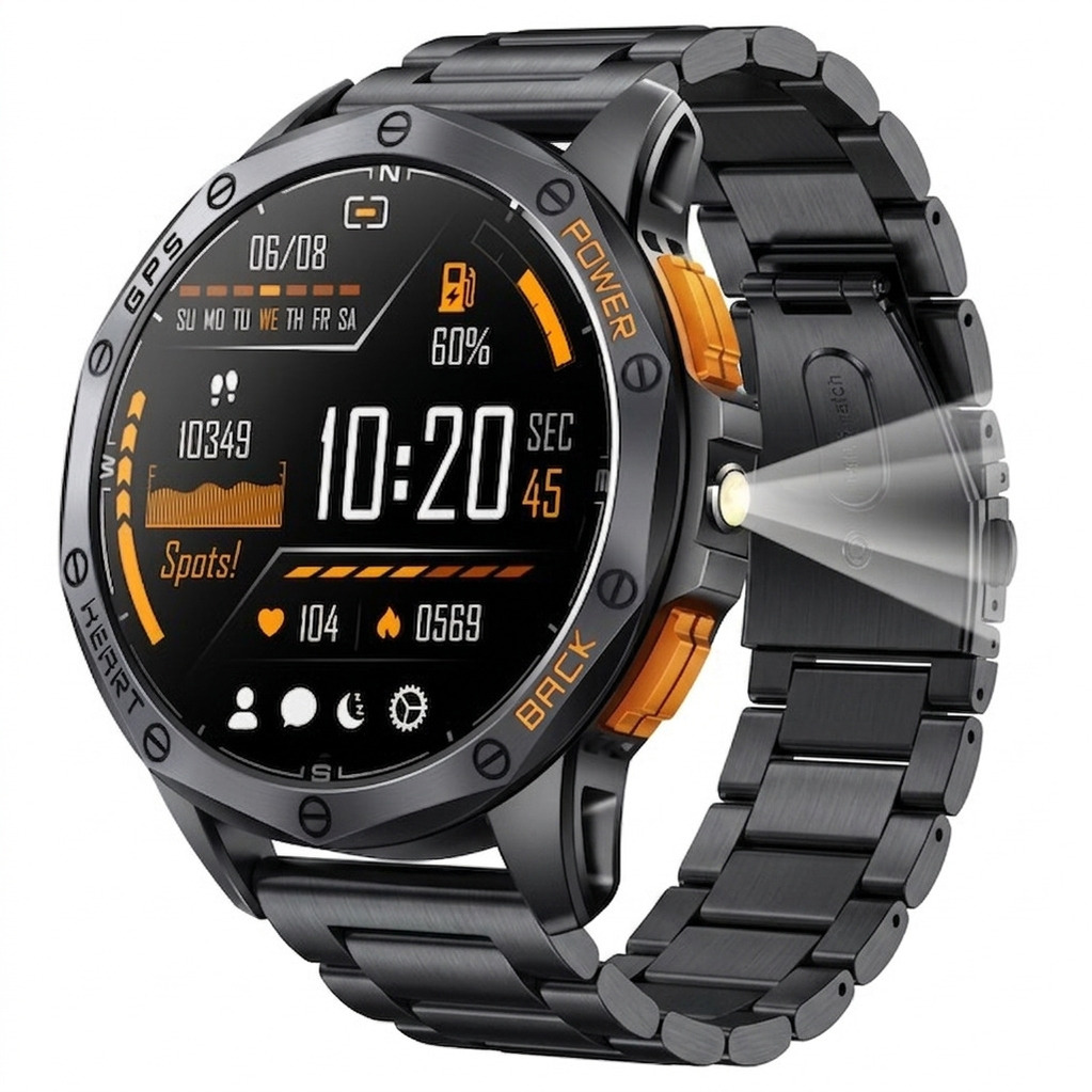 Smart GPS Max Steel Black, 3 ремінці