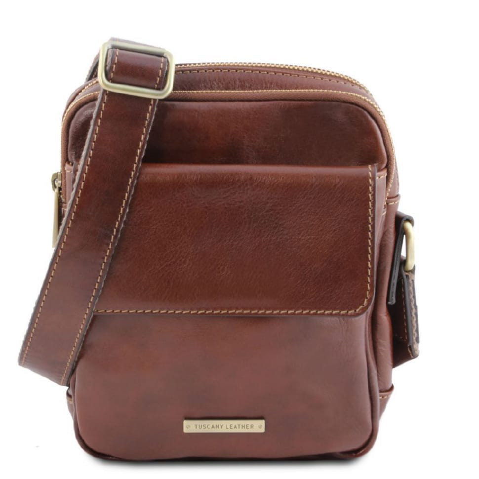 Сумка чоловіча шкіряна через плече LARRY TL141915 TUSCANY LEATHER